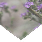 Paars zout Heliotrope Wildflower Pattern Tableclo Tafelkleed (Gekanteld)