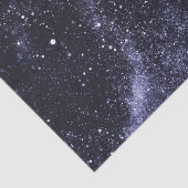 Paars zwart abstract sterrenstelsel tissuepapier (Detail)