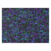 Paars, zwart en blauw Abstract Tafelkleed (Voorkant (Horizontaal))