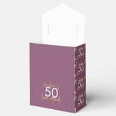 paars zwart en goudbruin bedankdoosjes (Geopend)