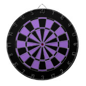 paars zwart en violet dartbord (Voorkant)