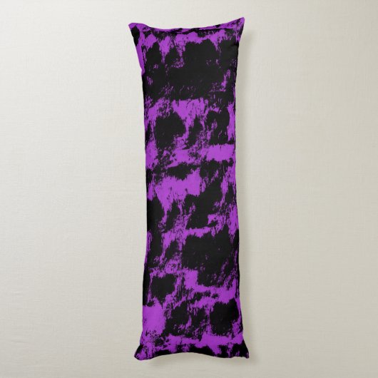 Paars zwart lichaamskussen (Achterkant (Verticaal))