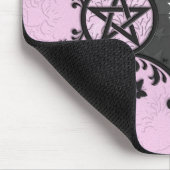 Paars/zwart, speciaal aangepast pentakel muismat (Hoek)