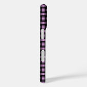 Paars Zwart Weefpatroon Case-Mate iPhone Case (Achterkant / Rechts)