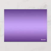 Paars, zwart-wit met hartslag Tabelnummer na Kaart (Achterkant)