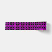 Paars Zwarte Weefstructuur Grosgrain Lint (Voorkant)
