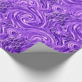 Paars zwembad cadeaupapier (Hoek)