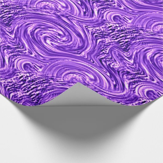 Paars zwembad cadeaupapier (Hoek)