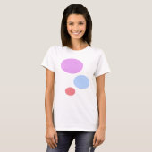 Paarsblauw en Roze T-shirt (Voorkant volledig)