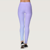 Paarsblauwe Gradiënt  Leggings (Achterkant)