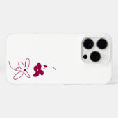 paarse 02 Case-Mate iPhone case (Achterkant (horizontaal))