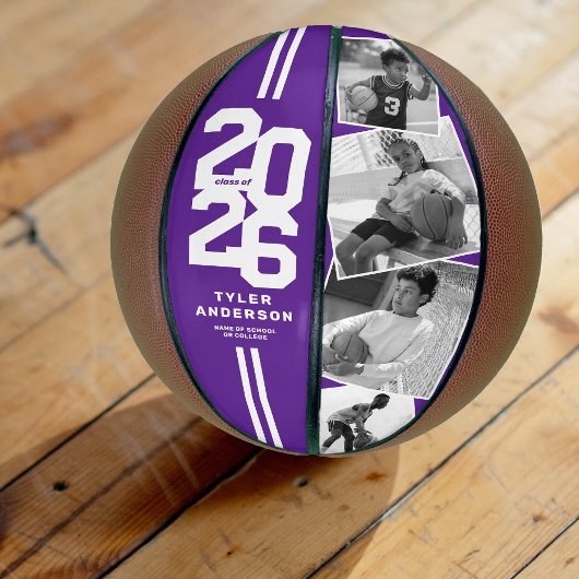 Paarse 2025 Afstuderen Senior 4 Foto Basketbal