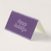 Paarse 25-pack-feestkaarten kaart (Achterkant)