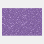 Paarse 25e zeemijlen op pakpapier inpakpapier vel (Voorkant 3)