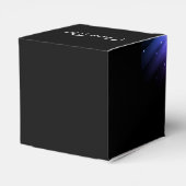 Paarse 60ste Verjaardagsfeestje 70's Disco Ball Bedankdoosjes (Achterkant)