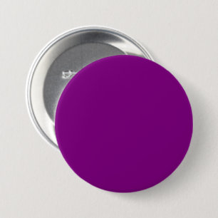 Paarse 800080 Kleur - Voeg een naamoptie toe Ronde Button 7,6 Cm