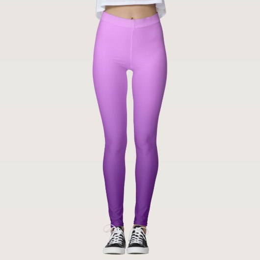 Paarse aangepaste Leggings (Voorkant)
