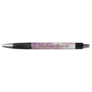Paarse aangepaste naam  pen