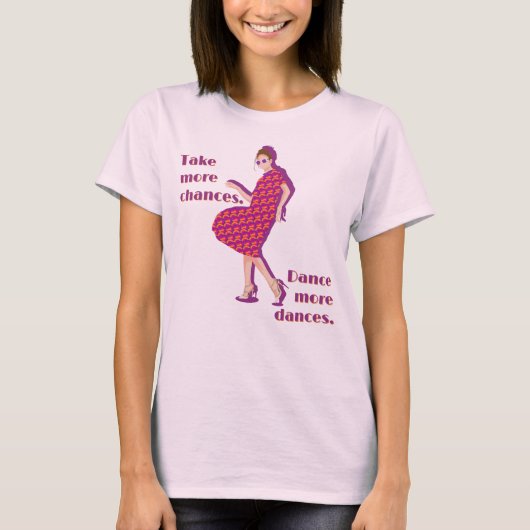 Paarse aangepaste tekst herstellen t-shirt (Voorkant)
