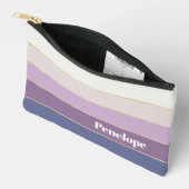 paarse aangepaste zomerkleur blokstrepen etui (Open)