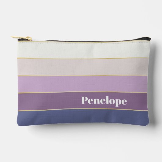 paarse aangepaste zomerkleur blokstrepen etui (Voorkant)