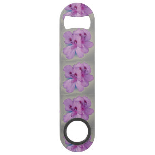 Paarse aanjager op Silver Grey Speed Bottle Opener Flessenopener