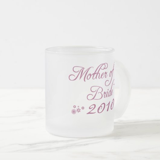 Paarse, aanpasbare moeder van bruid uit mok (Voorkant rechts)