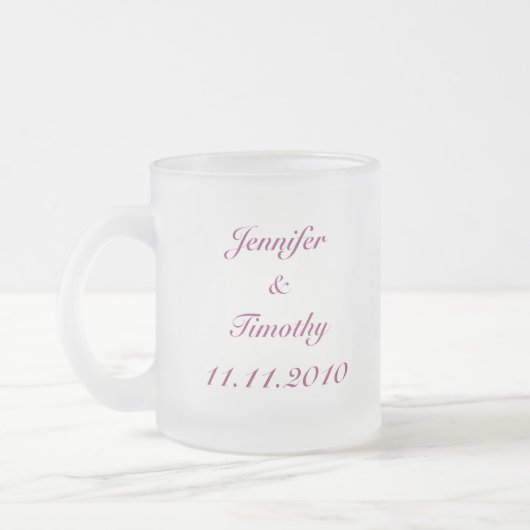 Paarse, aanpasbare moeder van bruid uit mok (Links)