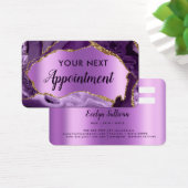 Paarse aanstellingskaart voor Agate Visitekaartje (Bureau)