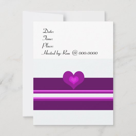 Paarse aantekening met uitnodiging tot het indiene (Achterkant)