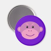 Paarse aap magneet (Voorkant / Achterkant)