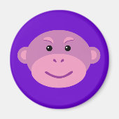 Paarse aap magneet (Voorkant)
