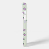 Paarse Aardbeien Patroon Case-Mate iPhone Case (Achterkant / Links)