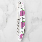 Paarse aardbeienboomgaard (Black Seeds Fruit Patte Kurkentrekker (Voorkant)