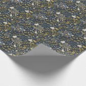Paarse abstract cadeaupapier (Hoek)
