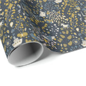 Paarse abstract cadeaupapier (Rol Hoek)