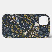 Paarse abstract Case-Mate iPhone case (Achterkant (horizontaal))