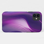 Paarse Abstract design iPhone draagtas Case-Mate iPhone Case (Achterkant (horizontaal))