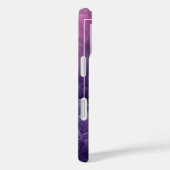 Paarse Abstract, Witte Lijnen Case-Mate iPhone Case (Achterkant / Rechts)