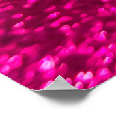 Paarse abstracte achtergrond met bokeh ontocused l poster (Hoek)