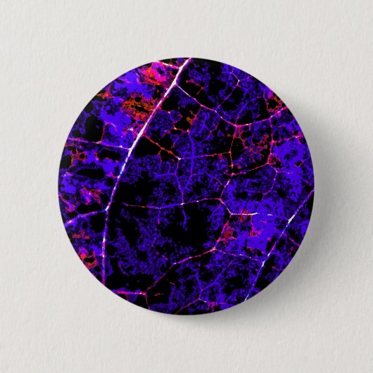 Paarse Abstracte Art Button (Voorkant)