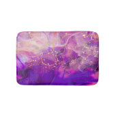 Paarse Abstracte Bath Mat (Voorkant)
