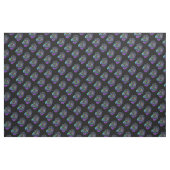Paarse abstracte bloemenstof stof (Fat Quarter)