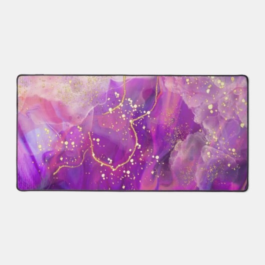 Paarse Abstracte bureaumat (Voorkant)