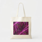  Paarse Abstracte, concentrische cirkels mozaïek Tote Bag (Voorkant)