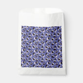 Paarse Abstracte Dierenprint Bedankzakje (Voorkant)