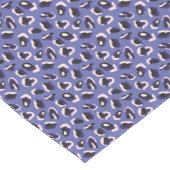 Paarse Abstracte Dierenprint Korte Tafelloper (Hoek)