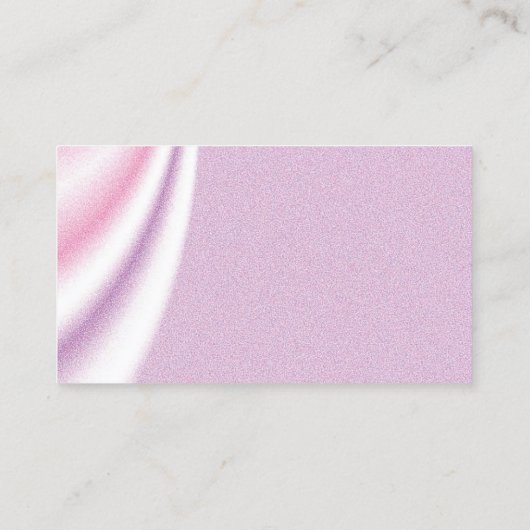 Paarse abstracte draping Zakelijke kaart aanpassen Visitekaartje (Achterkant)