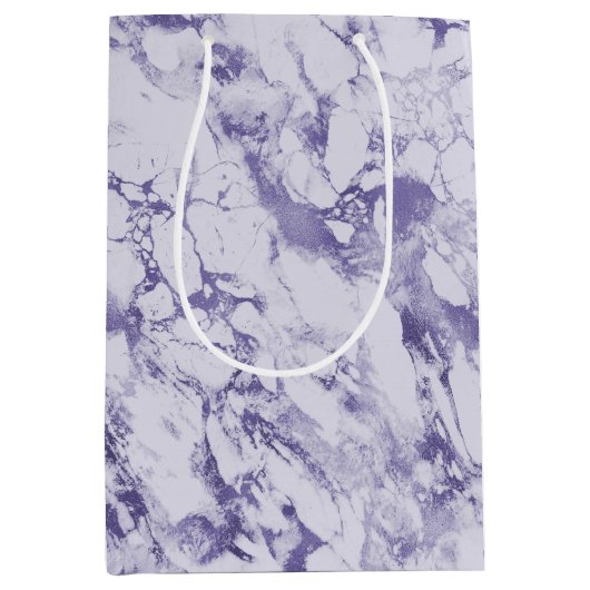 Paarse Abstracte fantasie Medium Cadeauzakje (Voorkant)