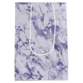 Paarse Abstracte fantasie Medium Cadeauzakje (Achterkant)